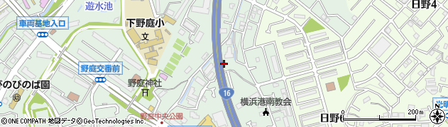 神奈川県横浜市港南区野庭町760-1周辺の地図