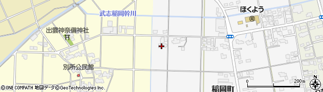 島根県出雲市稲岡町279周辺の地図