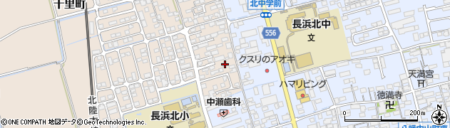 滋賀県長浜市十里町112周辺の地図