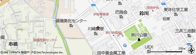 川崎鋼管株式会社　伊勢原工場周辺の地図