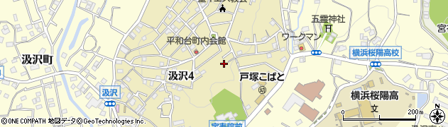 汲沢子の神公園周辺の地図