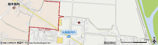 鳥取県西伯郡伯耆町大殿668周辺の地図