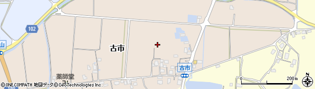 鳥取県米子市古市807周辺の地図