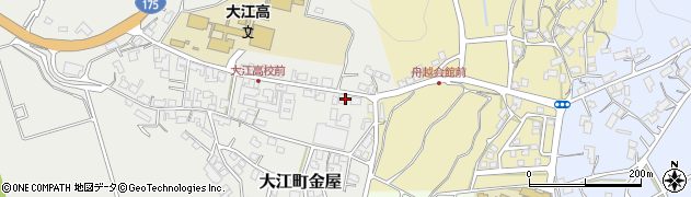 京都府福知山市大江町金屋710周辺の地図