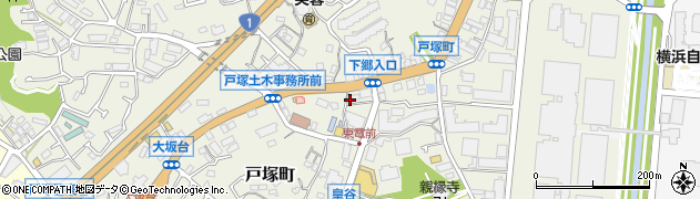 神奈川県横浜市戸塚区戸塚町3849周辺の地図