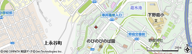 神奈川県横浜市港南区野庭町710周辺の地図