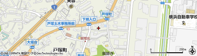 神奈川県横浜市戸塚区戸塚町3861周辺の地図