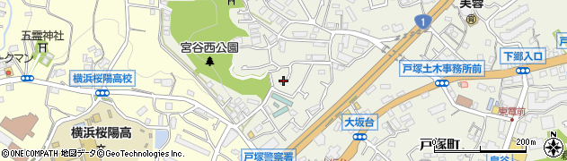 神奈川県横浜市戸塚区戸塚町3203周辺の地図