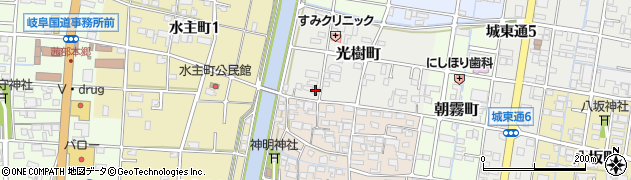岐阜県岐阜市光樹町62周辺の地図