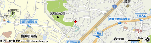 神奈川県横浜市戸塚区戸塚町3203-23周辺の地図