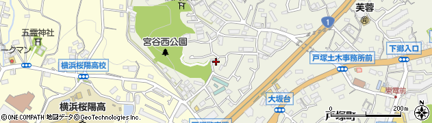 神奈川県横浜市戸塚区戸塚町3203-15周辺の地図