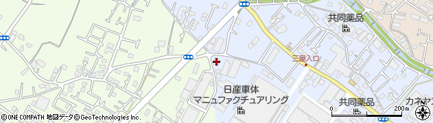 神奈川県秦野市菩提68周辺の地図