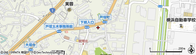 神奈川県横浜市戸塚区戸塚町3863周辺の地図