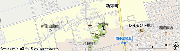 滋賀県長浜市新栄町399周辺の地図