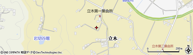 千葉県茂原市立木195周辺の地図