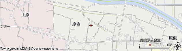 島根県出雲市大社町菱根（原西）周辺の地図