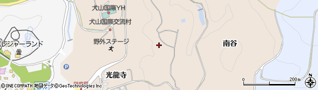 愛知県犬山市継鹿尾周辺の地図