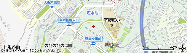 神奈川県横浜市港南区野庭町604-1周辺の地図