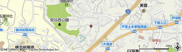 神奈川県横浜市戸塚区戸塚町3209-2周辺の地図