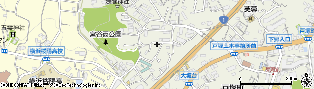 神奈川県横浜市戸塚区戸塚町3209周辺の地図