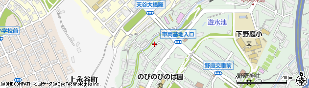 神奈川県横浜市港南区野庭町711周辺の地図