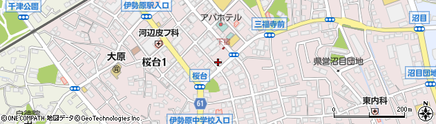 小沼酒店周辺の地図