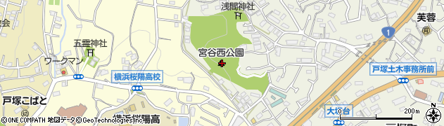 神奈川県横浜市戸塚区戸塚町3240周辺の地図