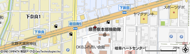 岐阜薮田ボクシングジム周辺の地図