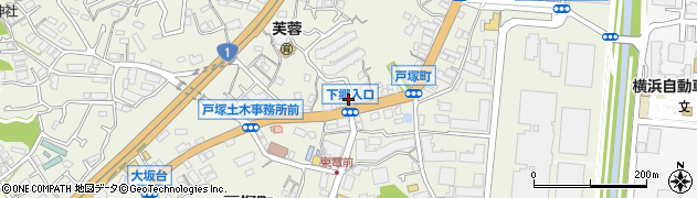 神奈川県横浜市戸塚区戸塚町3842周辺の地図