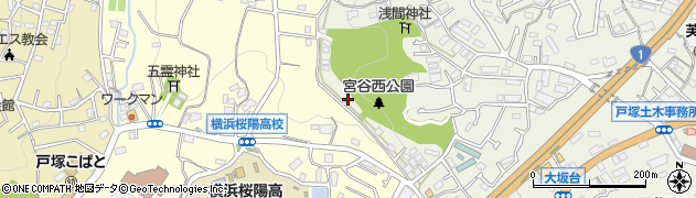 神奈川県横浜市戸塚区戸塚町3261-20周辺の地図