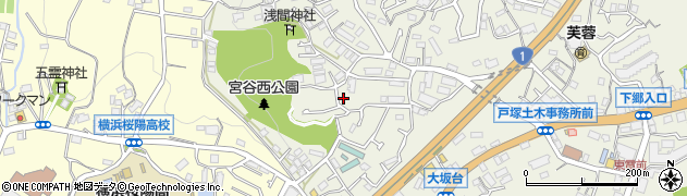 神奈川県横浜市戸塚区戸塚町3223周辺の地図