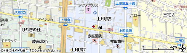 かっぱ寿司 岐南店周辺の地図