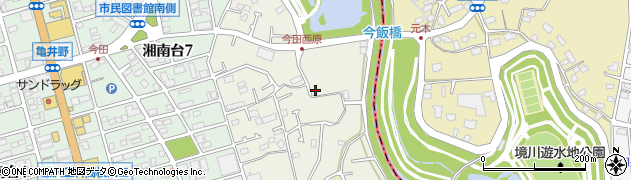 神奈川県藤沢市今田周辺の地図
