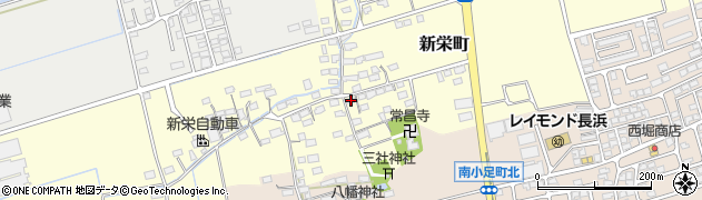 滋賀県長浜市新栄町395周辺の地図