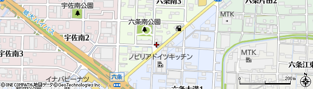 生姜の仕合わせ 糸 岐阜六条店周辺の地図