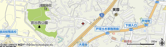 神奈川県横浜市戸塚区戸塚町3324周辺の地図