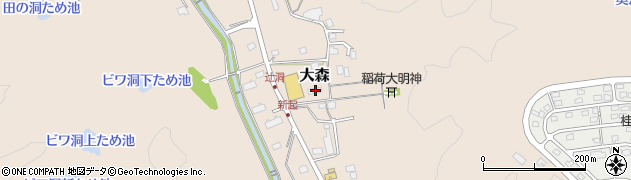 岐阜県可児市大森1343周辺の地図