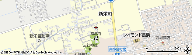 滋賀県長浜市新栄町384周辺の地図