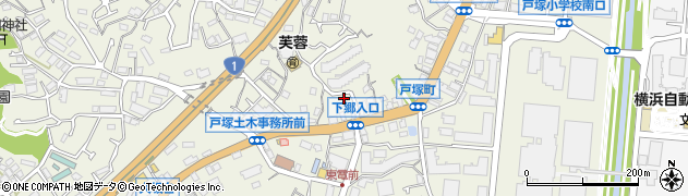 神奈川県横浜市戸塚区戸塚町3765周辺の地図
