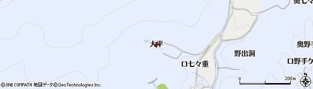 愛知県犬山市善師野（大平）周辺の地図