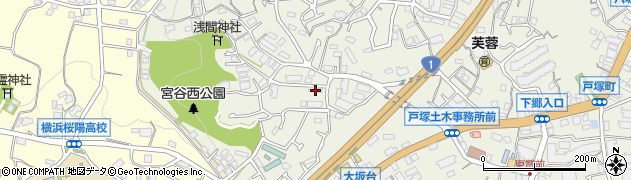 神奈川県横浜市戸塚区戸塚町3303周辺の地図