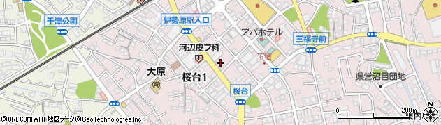 中南信用金庫伊勢原支店周辺の地図
