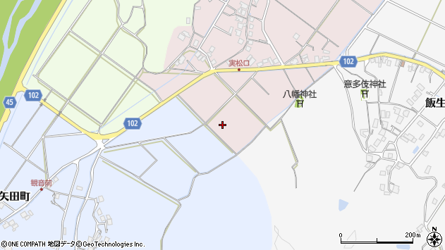 〒692-0062 島根県安来市実松町の地図