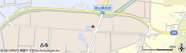鳥取県米子市古市120周辺の地図