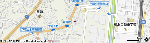 神奈川県横浜市戸塚区戸塚町3879周辺の地図