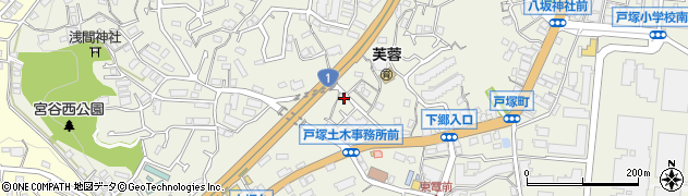 神奈川県横浜市戸塚区戸塚町3365周辺の地図