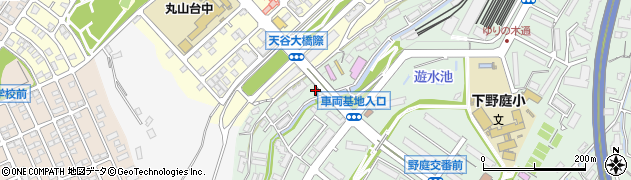 神奈川県横浜市港南区野庭町696周辺の地図