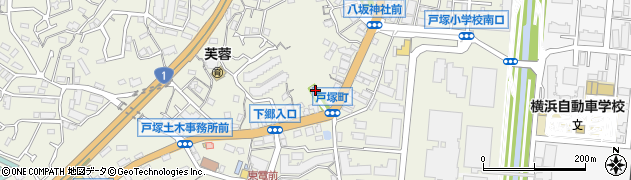 神奈川県横浜市戸塚区戸塚町3827周辺の地図