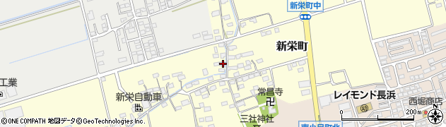 滋賀県長浜市新栄町333周辺の地図