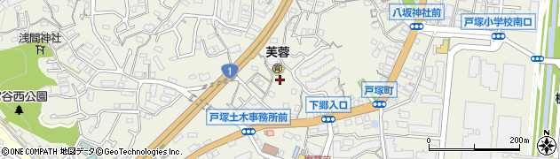 神奈川県横浜市戸塚区戸塚町3415周辺の地図